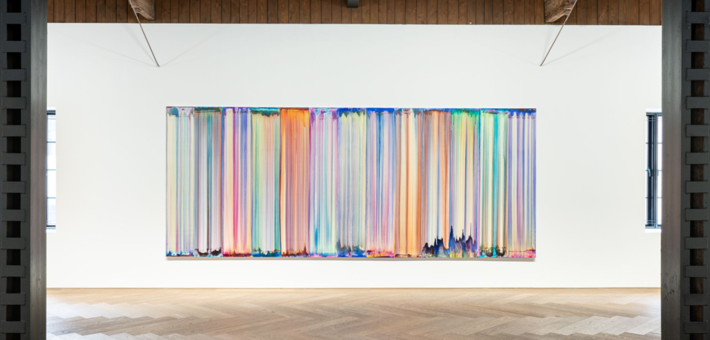 2021_Bernard Frize_The Other Side (from right-to-left or the Reverse)_Galerie Perrotin Shangai_1