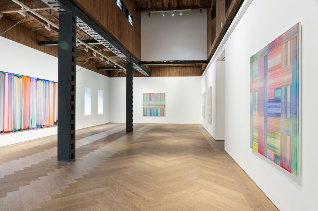 2021_Bernard Frize_The Other Side (from right-to-left or the Reverse)_Galerie Perrotin Shangai_3
