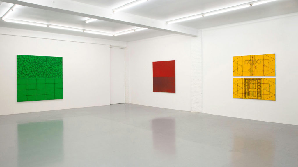 2021_Bernard Frize_Paintings_Galerie Micheline Szwajcer_1